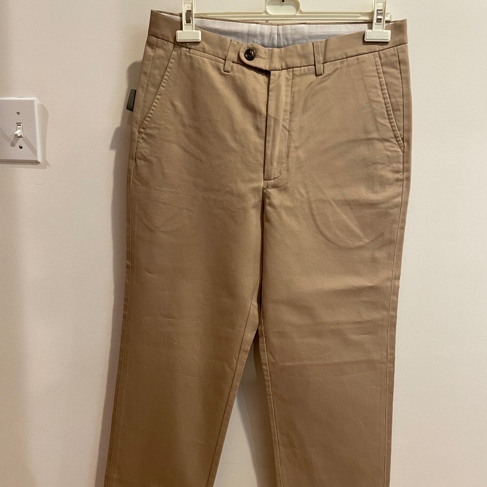 Spier And Mackay Dusted Khaki High Rise Chinos  size 33 Slim Fit